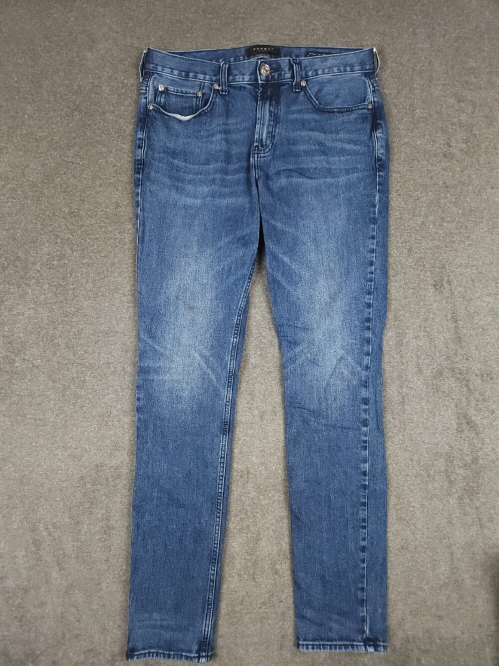 Pacsun Jeans Sz 32X34 (32x32) Low Rise Skinny Blue Medium Wash Straight Leg Mens